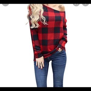Buffalo Plaid Top XL